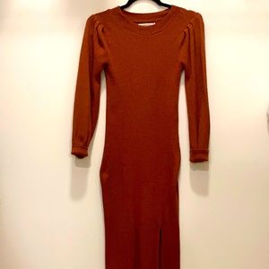Maroon/brown/red dress Abercrombie & fitch size S